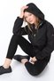 Women's Seasonal Black Sport Jacket with Slit Detail - 4