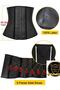 Strapless Latex Extra Tight Belly Corset Steel Underwire 3 Level Agraphed Shaping Latex Waist Corset - 3