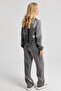 Women's Anthracite Bomber Jacket and Trousers Suit KED132 - 5