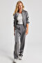 Women's Anthracite Bomber Jacket and Trousers Suit KED132 - 4