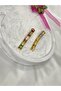 Colorful Stone Waterway Steel Earrings