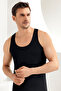 Wide Strap Sports Undershirt Black Me029 - 2