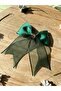 New Year's green star and chiffon ribbon buckle - 3