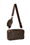 Patterned Cross Strap Shoulder Bag - 3