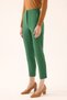İbbie Slim Fit Ankle Length Tube Leg Emerald Green Color Women's Trousers - 3