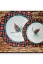 KOSOVA 6-PIECE 26 CM PINE CONE SERVING PLATE SET