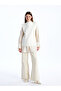Women's Half Turtleneck Plain Knitwear Sweater - 3