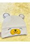 Blue Teddy Bear Figured Girl Boy Baby Children's Combed Cotton Hat Beanie - 2