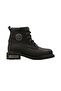 Black Men's Boots 025M100128-Black-Nubuck