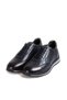 Tugerdi Genuine Leather Navy Blue Rubber Sole Lace-Up Men's Sports Shoes TG09855131717