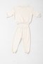 Unisex Baby Raised Cozy Organic Cotton Top and Bottom Set