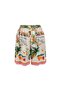 Patterned Relaxed Cut Shorts - 6