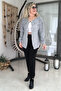 Gold Button Detailed Cardigan - 7