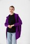 Women's Pocketed Hooded Casual Oversize Knitwear Cardigan - 3