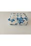 Blue patterned makeup bag - 2