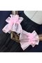 Lavin organza cuff bracelet baby pink - 5