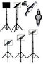 Tablet Stand 2 Meters Long Angle and Height Adjustable 20-32 cm Opening Flexible Clamp Compatible - 6