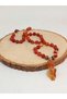 Agate Knotted Unisex Design Necklace 8mm (45020)
