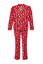 Red Shirt Collar Christmas Themed Knitted Pajama Set Tbbaw24Ai00002 - 9