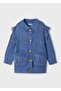 Girl's Blue Cardigan Knitted