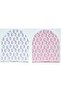 Double Layer Cotton Little Rabbits Printed 2-Piece Combed Cotton Baby Kids Beanie