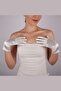 Satin Lycra Bridal Gloves 28 cm Dance & Opera Gloves - 2
