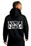 Yarn Knitted Fabric Hooded Zippered Elastic Leg Tracksuit Set - 8