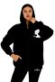 Yarn Knitted Fabric Hooded Zippered Elastic Leg Tracksuit Set - 2