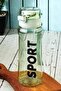 Green Sport Athlete Student 700 ml Water Bottle Water Bottle 100% Leak Proof Lockable Drawstring Top Quality Bpa Free - 3