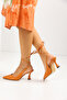 Orange Women's Heeled Shoes 4045 - 4