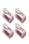 4 Pieces Duvet Cover Blanket Quilt Bedding Cover Pillow for Fixator Holder Buckle Clip - 2