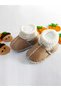 Organic Genuine Lambskin Baby Booties Slippers Baby Boots Baby Shoes - 2