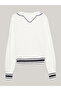 Crest V-Neck Letterman Cardigan - 2