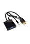Hdmi To Vga Audio Supported Monitor Converter Cable Converter Adapter - 5