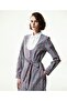 Floral Embroidered Stripe Pattern Midi Dress - 3