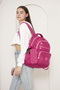 Original Water-Resistant Crinkle Fabric Large Size School Bag with 2 Water Bottle Compartments (Daily, College) - 3