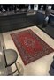 Burgundy Themed Traditional Motif Ethnic Patterned Vintage Decorative Carpet 2470 - 2