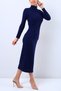 Women's Turtleneck Long Sleeve Hijab Suitable Camisole Fabric Dress Does Not Reveal Length 135 Cm - 2