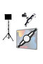 Tablet Stand 2 Meters Long Angle and Height Adjustable 20-32 cm Opening Flexible Clamp Compatible - 7