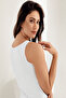 Lycra Thick Strap White Women's Athlete Mb1053 - 2
