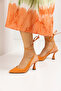 Orange Women's Heeled Shoes 4045 - 5