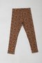 Girl's Leopard Printed Combed Cotton Tights