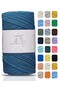 Premium Cotton Cotton Macrame Rope Denim Blue 200 Gr 150 Meters 2mm Cotton Macrame Bag Rope Supla Rope
