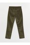 LCWAIKIKI Basic Normal Waist Slim Fit Straight Velvet Women's Trousers - 3
