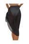 Glitter shiny tulle pareo skirt - 2