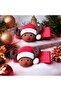 2-Piece Ribbon Covered Clip Buckle Christmas New Year Christmas