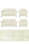 Güzelevim Lycra Pitikare Pattern Sofa Cover 3 3 1 1 Elastic Sofa Cover Gzl00000364