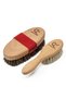 2-Piece Mother & Baby Set Horse Clay Cellulite Brush (Black Bristle) + Goat Hair Baby Hair Brush - 2