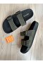UNISEX KHAKI GREEN COLOR DOUBLE STRAP ORTHOPEDIC SOLE SLIPPERS BAHAMA-10 BIRKENSTOCK MODEL - 3