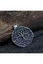 Yggdrasil Tree of Life Leaf Motif Tarnish & Stainless 316L Steel Necklace - 6